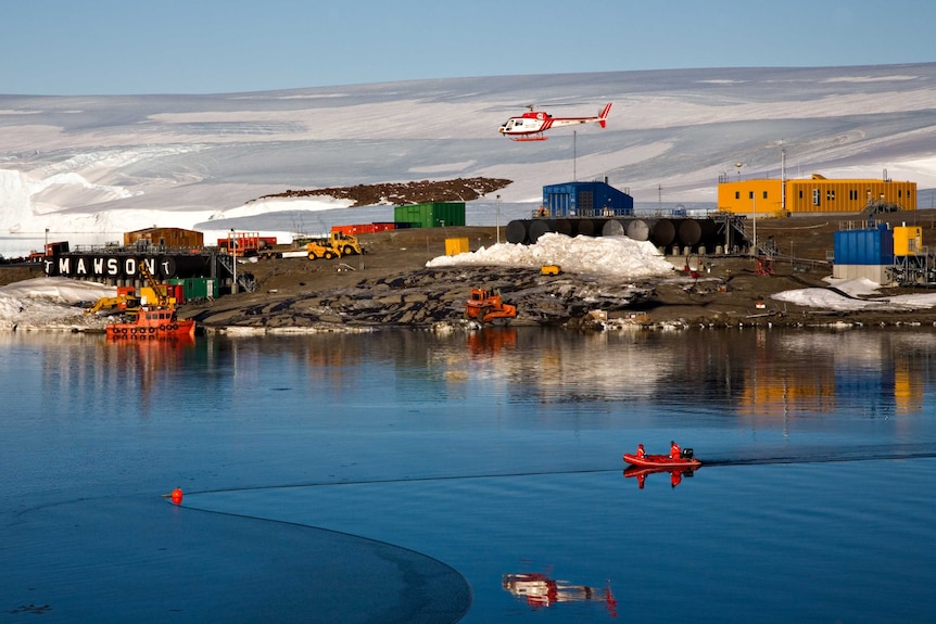 Mawson Research Station, Antarctica, during resupply