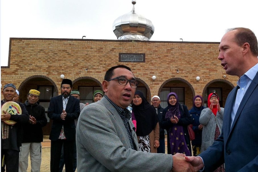 Katanning Iman Alep Mydie meets Immigration Minister Peter Dutton
