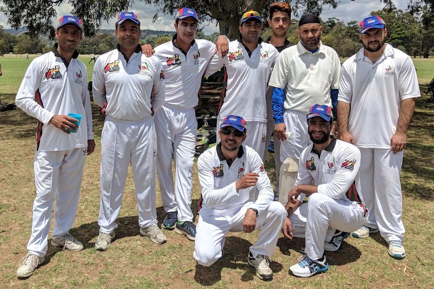 Nullarbor Plain alleged murder victim with cricket team