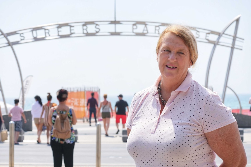 Former police officer Margaret Grummitt in Surfers Paradise