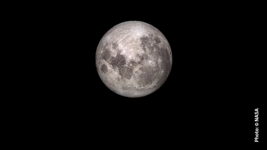 Base image of the full moon