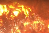 Tianjin explosion captured from high-rise