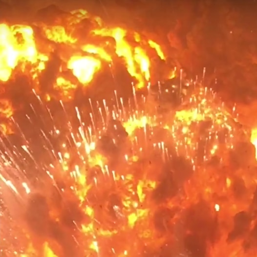 Tianjin explosion captured from high-rise