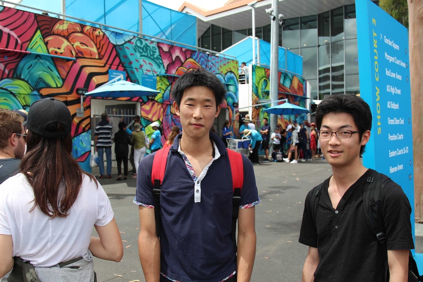Seiju and Yuya from Japan come to the Australian Open for the first time.