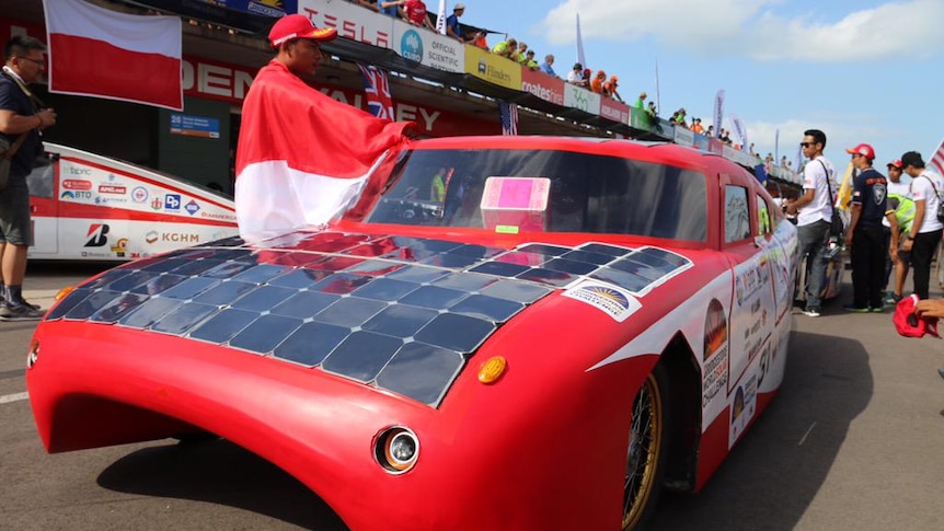 Solar car race: Team Indonesia