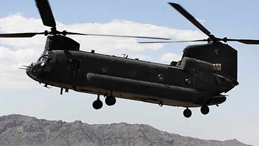 The Australian Army uses Chinooks for troop movement, artillery emplacement and battlefield resupply.