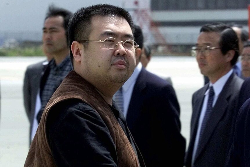 Kim Jong-nam in Tokyo in 2001.