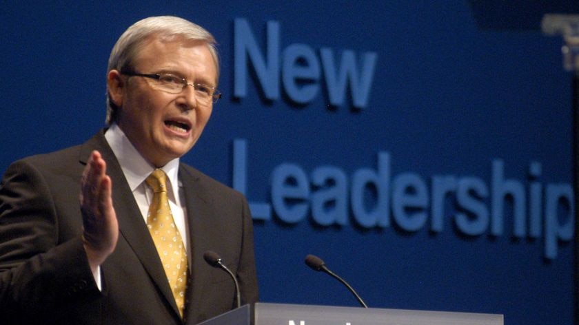 Opposition Leader Kevin Rudd