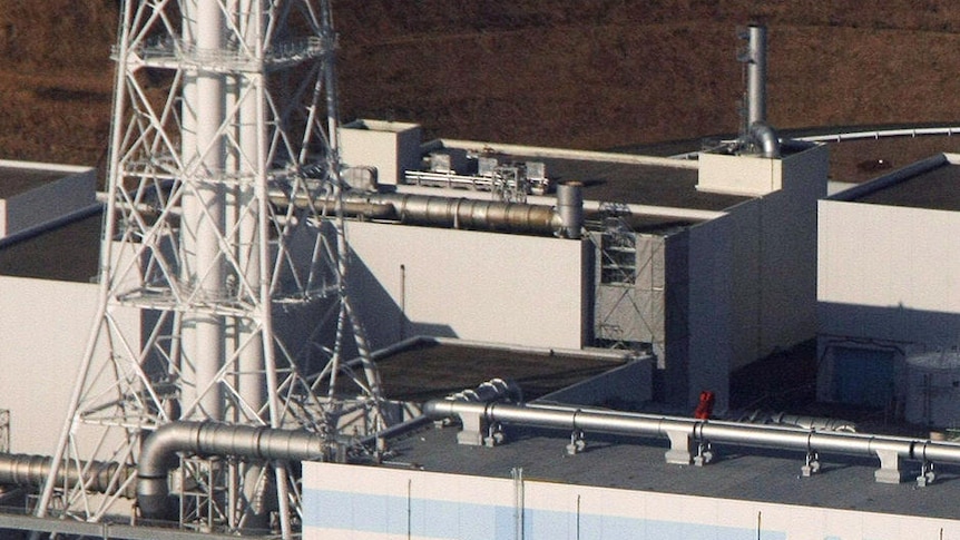 The quake-damaged Fukushima nuclear power plant