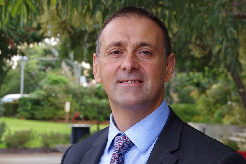 Peter Katsambanis outside WA Parliament House.