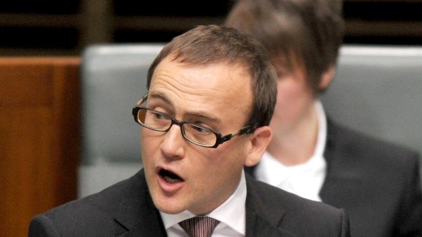 Australian Greens MP Adam Bandt speaks in the House of Representatives