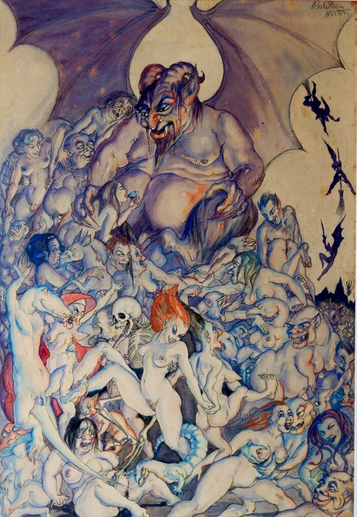 Rosaleen Norton's Bacchanal.