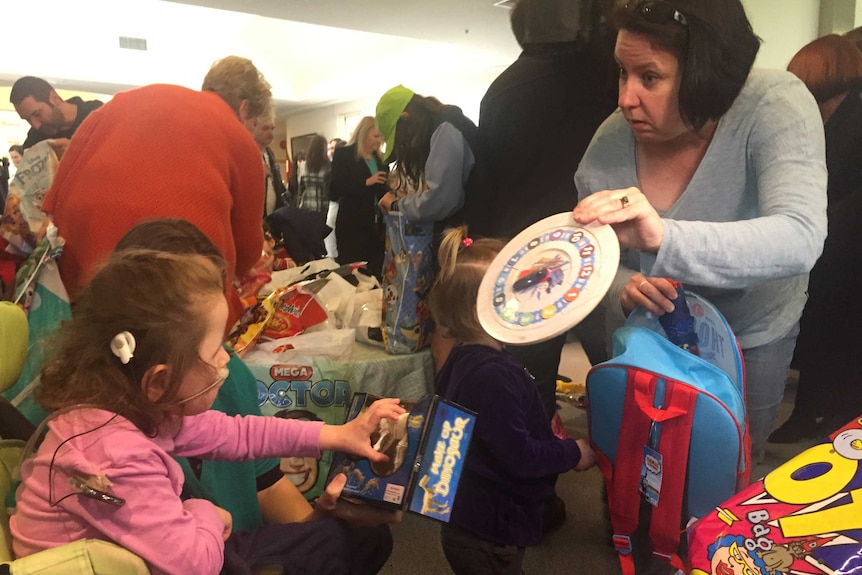 Kids treated to early show bags in Melbourne