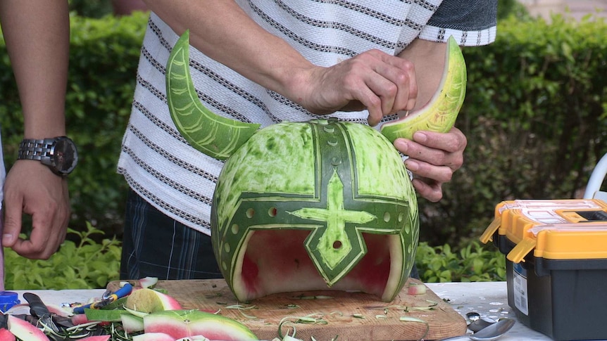 Viking Helmet - Watermelon Board