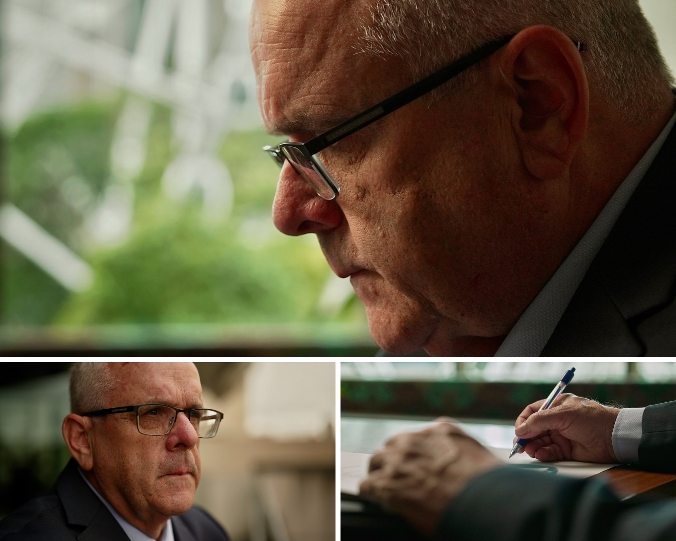 Collage of Paul Cutbush.