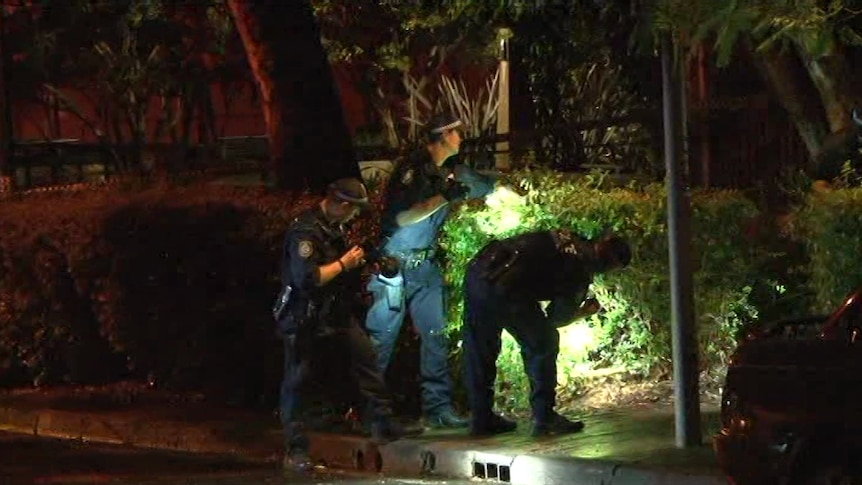 Police search bushes are shooting in Pyrmont