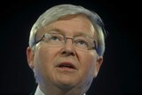Prime Minister Kevin Rudd speaks at the National Press Club