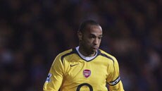 Thierry Henry in action for Arsenal