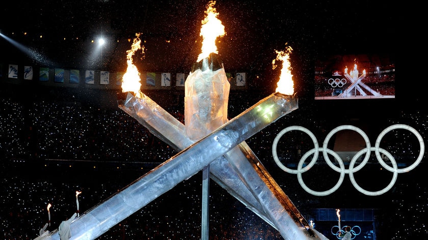 Olympic flame lit in Vancouver