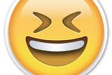 Laughing emoji.