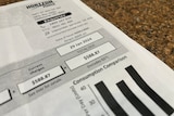 A Horizon Power bill, showing the homeowner owes $588