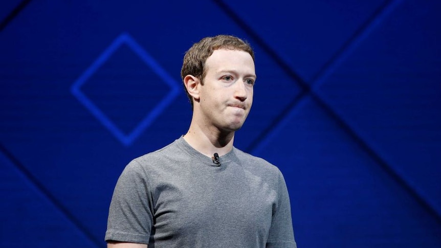 Mark Zuckerberg at Facebook F8 conference, April 2017