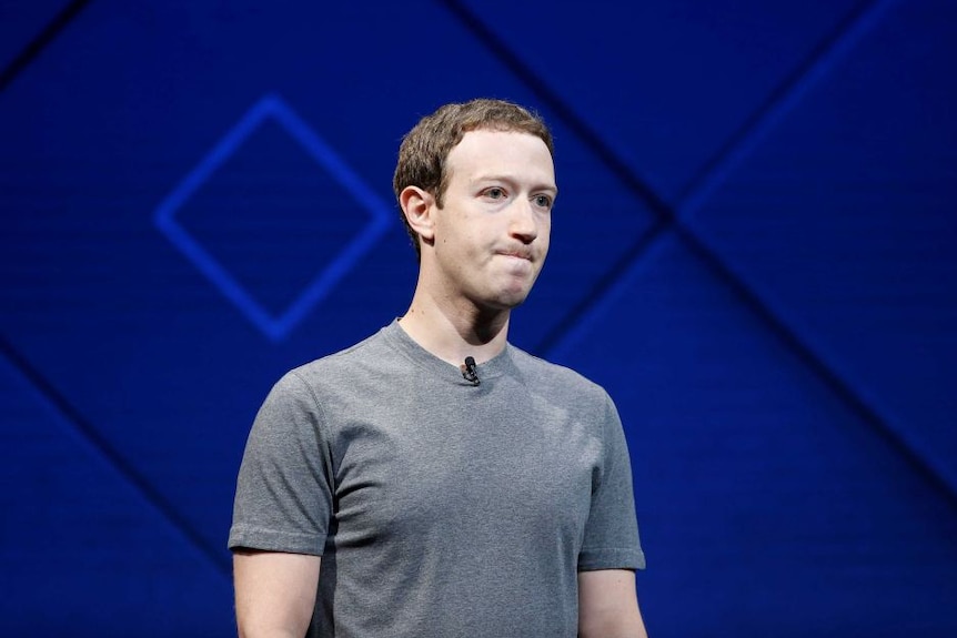 Mark Zuckerberg at Facebook F8 conference, April 2017