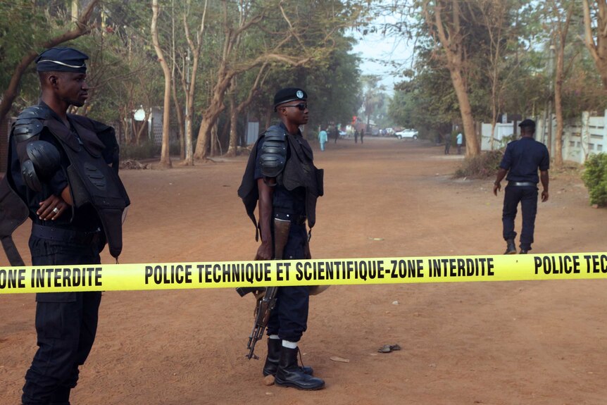 Police in Bamako, Mali