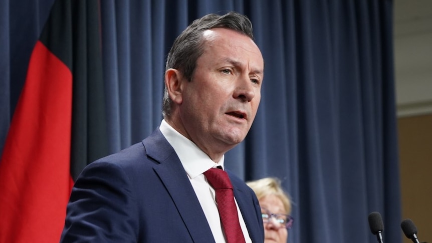 Premier Mark McGowan speaks at COVID press conference