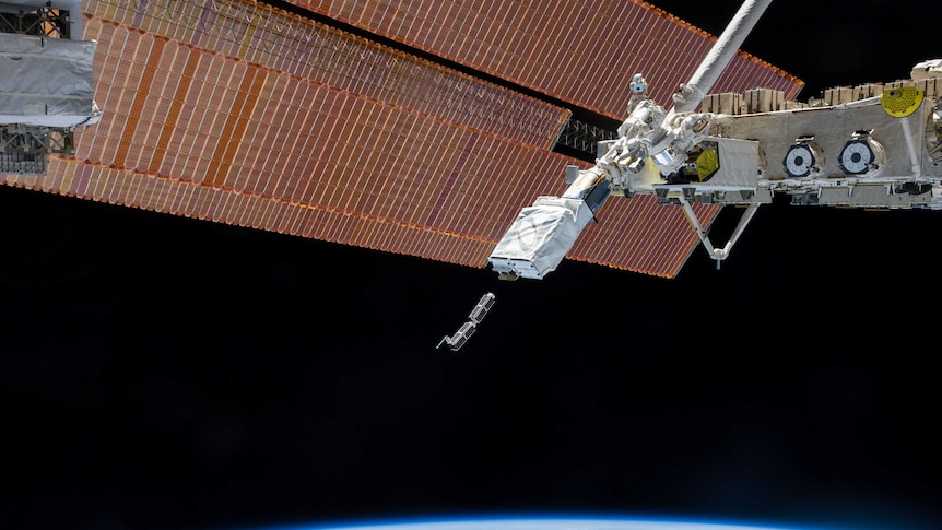 CubeSats released from the International Space Station.