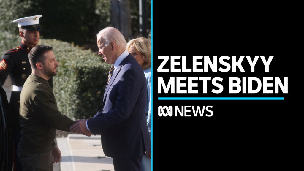 Ukrainian President Zelenskyy meets Joe Biden at White House - ABC News