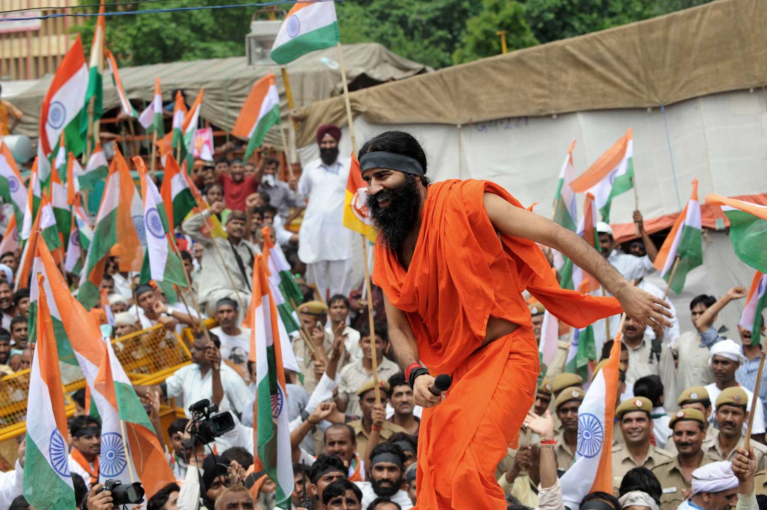 Indian yoga guru Baba Ramdev
