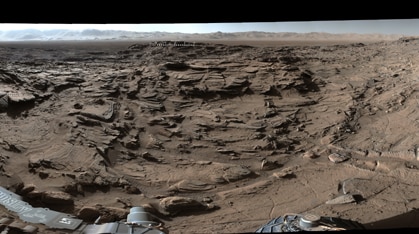 Vista from Naukluft Plateau on Mars