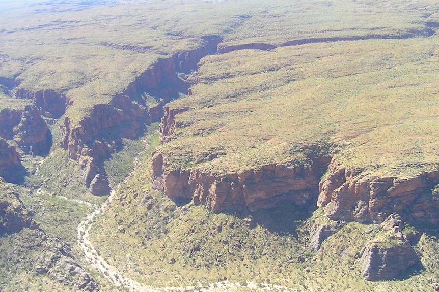 Aerial shot of the Western Australian landscape