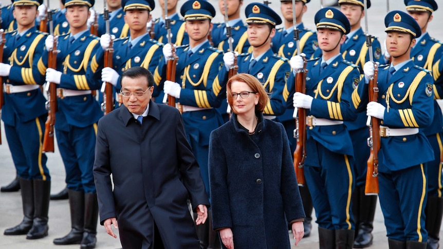 Julia Gillard in china