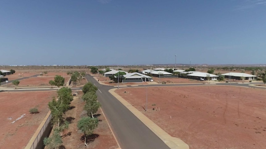 empty blocks of land in a suburb