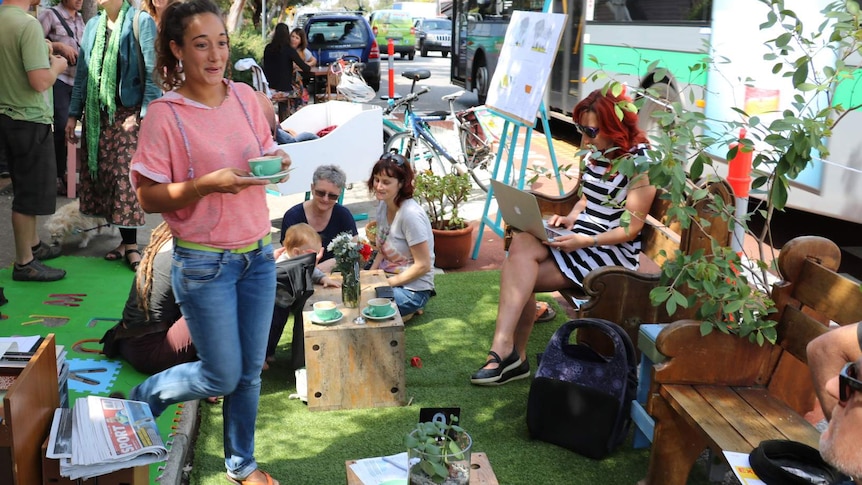 Wray Ave parklet in Fremantle