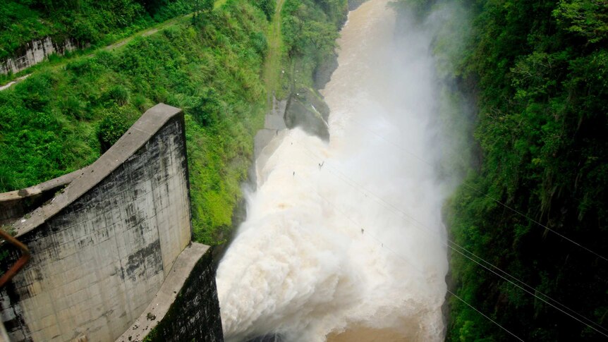 Hydroelectric dam Cachi in Costa Rica