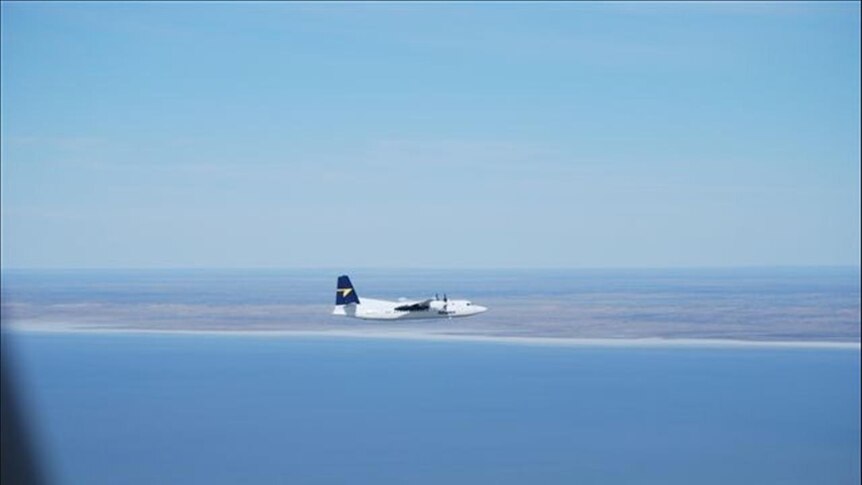 Charter flight companies are running up to 25 flights a day for tourists wanting to see Lake Eyre