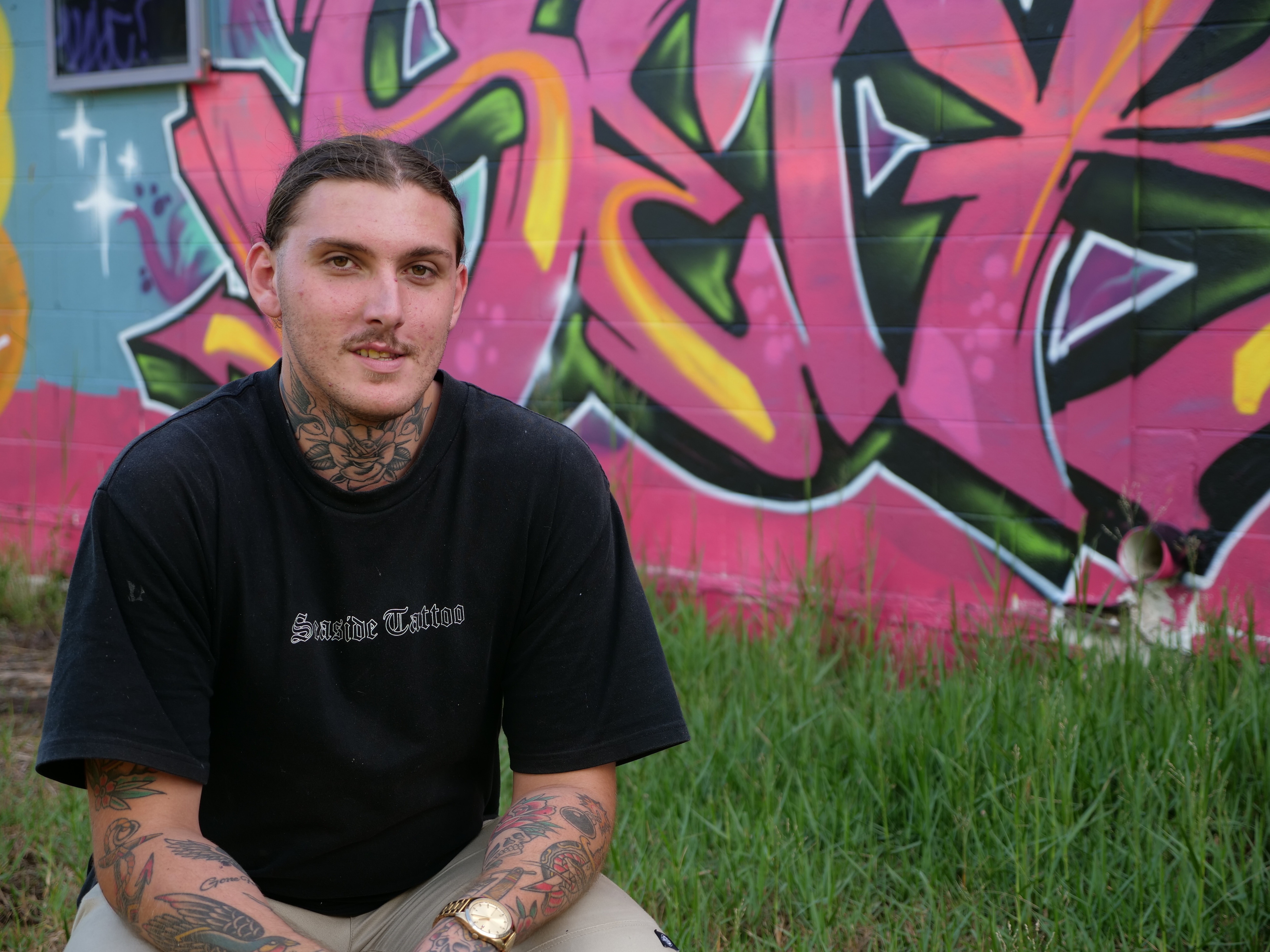 Graffiti artist Byron Christensen  2024-03-22 11:03:00