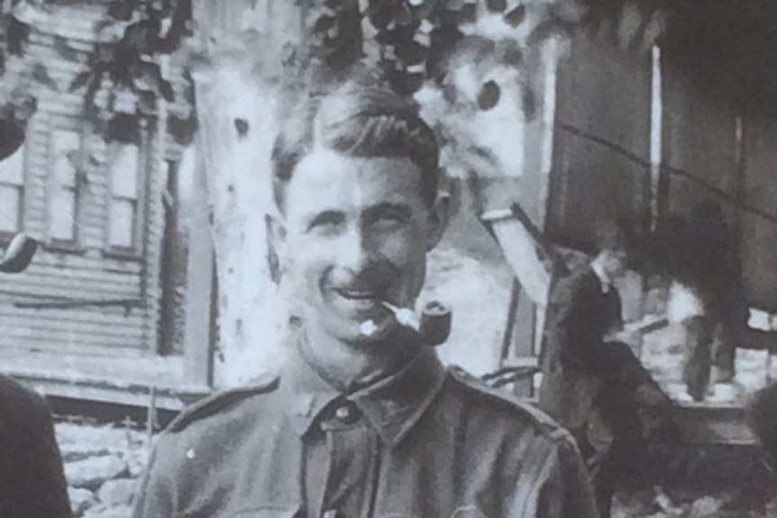 Clinton Ross at the Base Hospital in Fremantle in 1919