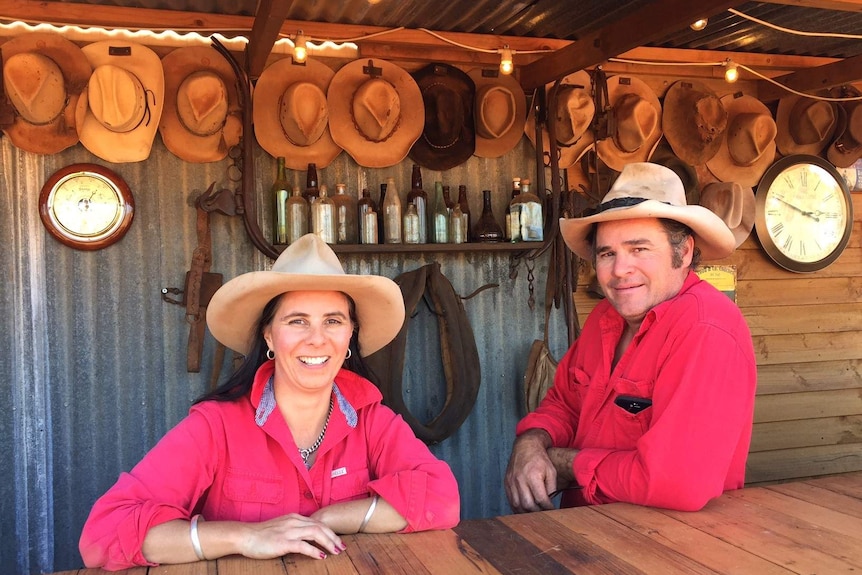 Lisa Evans and Chris Hill from Uluru Camel Tours