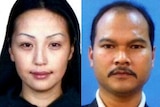 A passport photo of murder victim Altantuya Shaariibuu, and the Malaysian bodyguard wanted for her murder