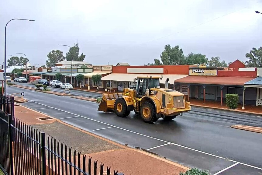 Front-end loader on CCTV