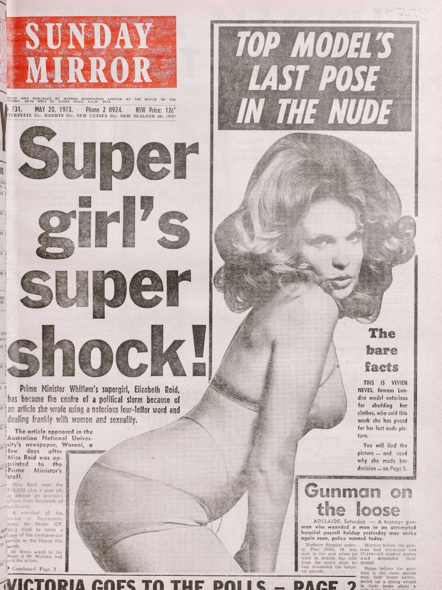 Sunday Mirror front page with headline "Super girl's super shock!"