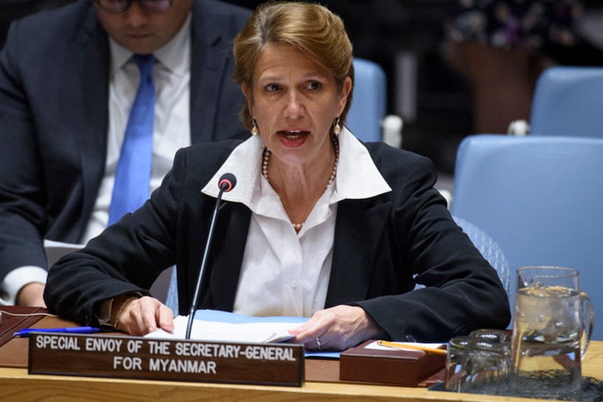 Christine Schraner Burgener, Special Envoy for Myanmar, briefs the Security Council