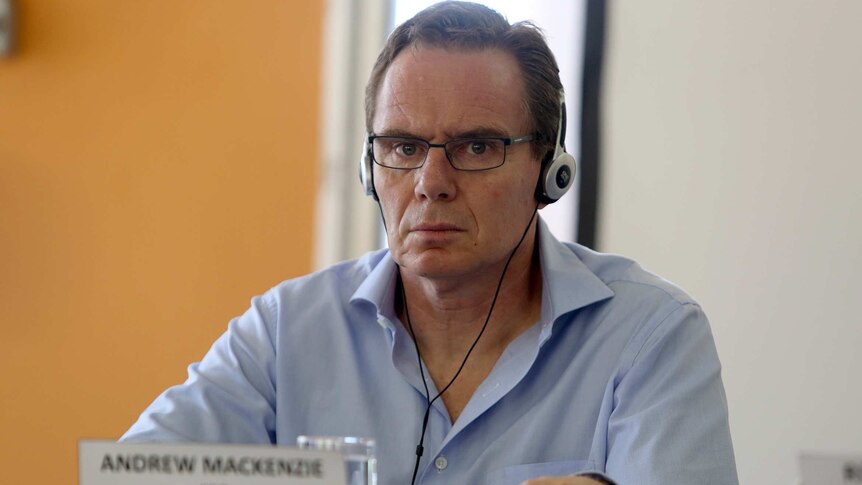 BHP Billiton CEO Andrew Mackenzie in Brazil