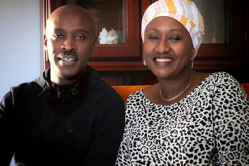 Rwandan couple Aubert and Faina Iligoga