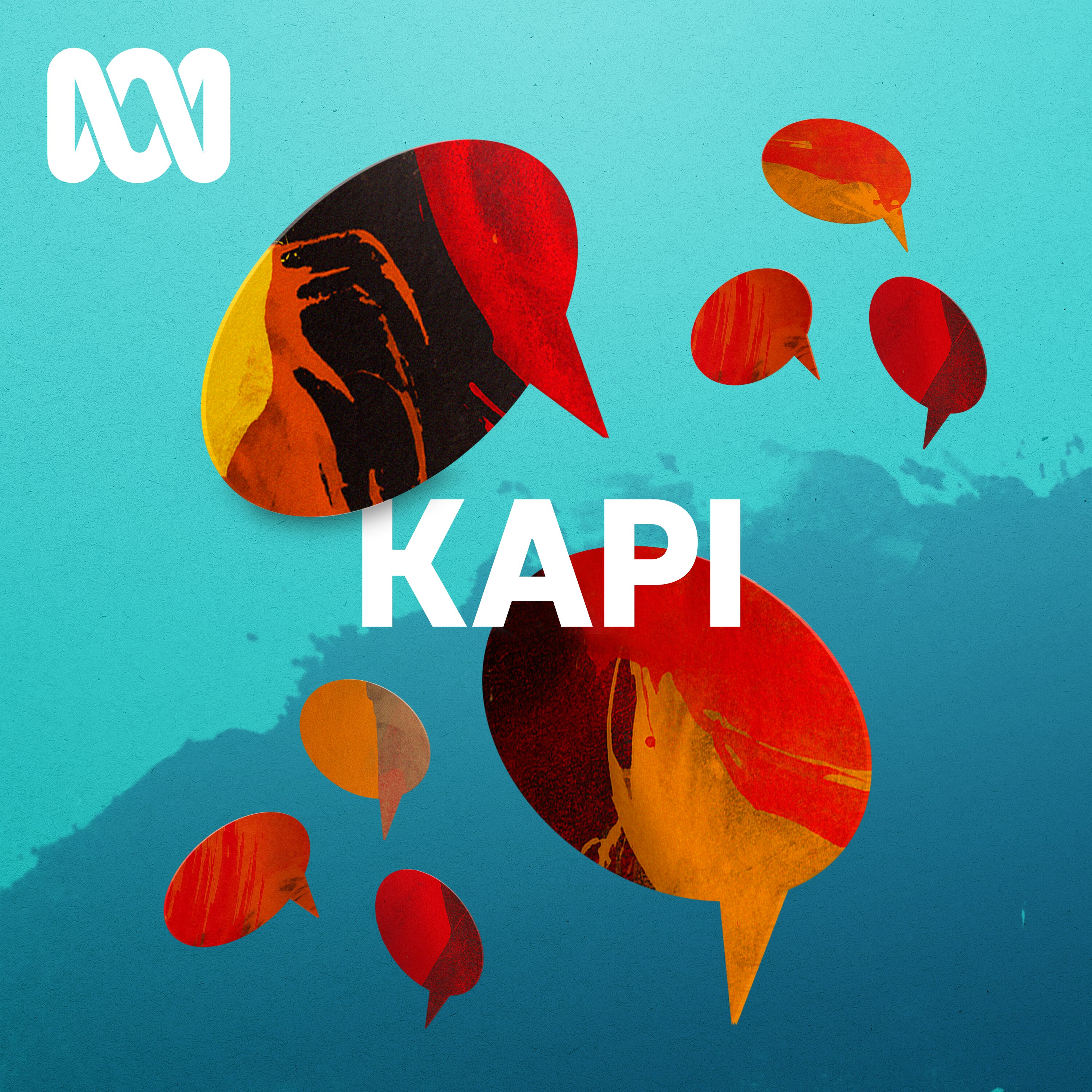 'KAPI' is written in block white letters with a blue and orange graphic background.