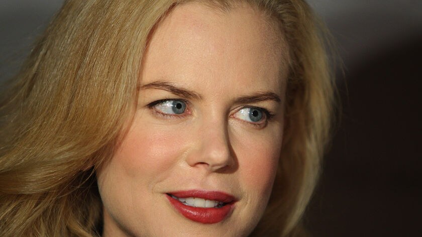 Mum-to-be: A glowing Nicole Kidman (file photo).